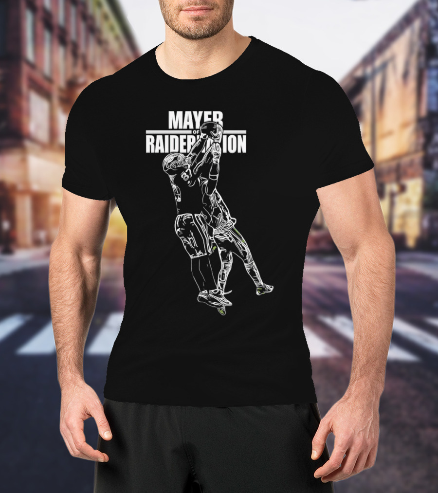 Mayer Of Raidernation Football Action T-Shirt