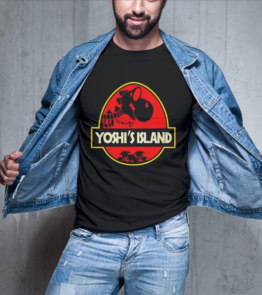Jurassic Park Yoshi’s Island Logo Crossover T-Shirt
