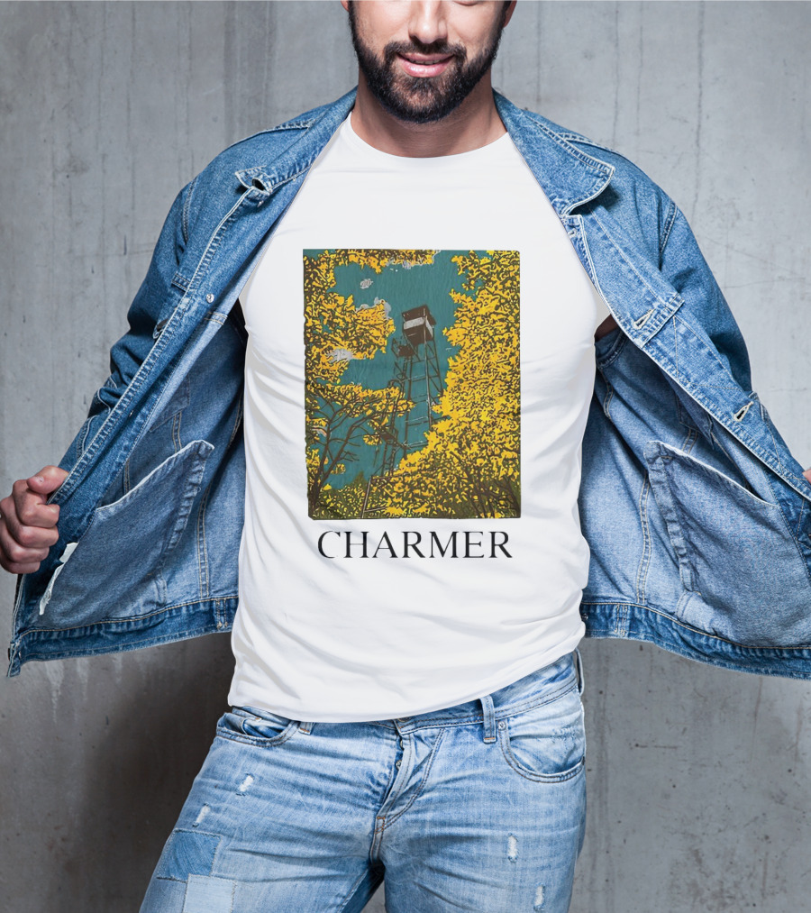 Charmer Fire Watch Tower Golden Foliage T-Shirt