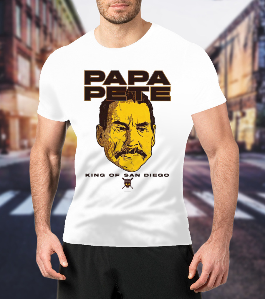Papa Pete King Of San Diego Iconic Yellow T-Shirt