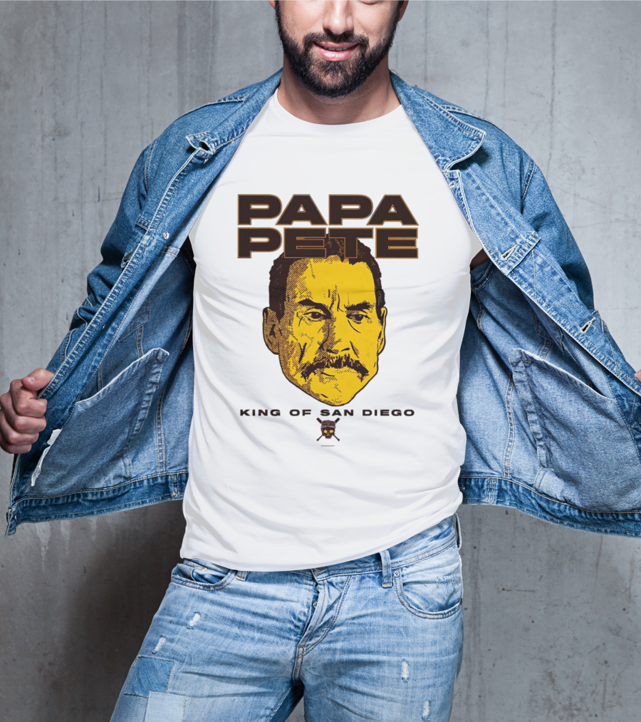 Papa Pete King Of San Diego Iconic Yellow T-Shirt