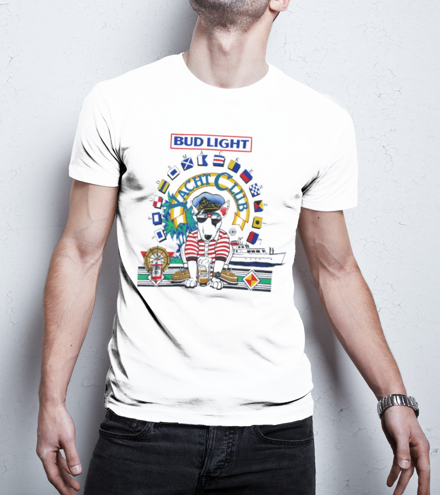 Bud Light Spuds Mackenzie Yacht Club Vintage T-Shirt