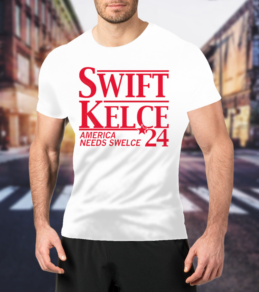 Swift Kelce 2024 America Needs Swelce T-Shirt