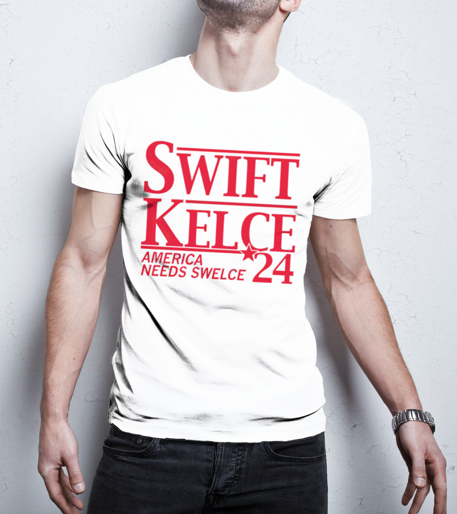 Swift Kelce 2024 America Needs Swelce T-Shirt