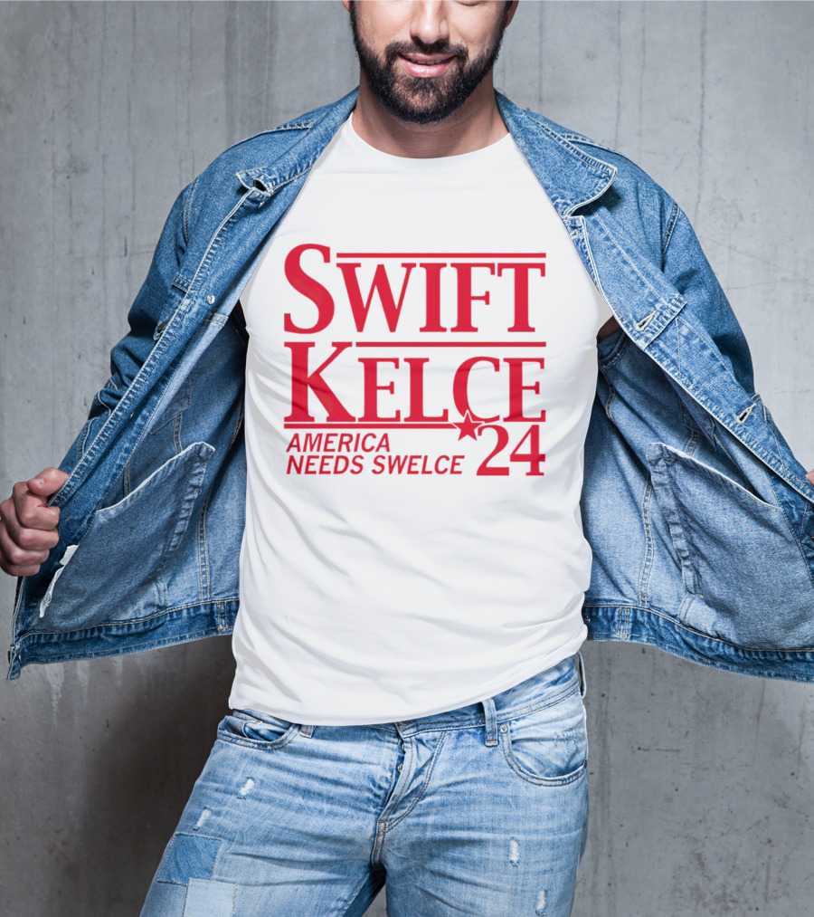 Swift Kelce 2024 America Needs Swelce T-Shirt