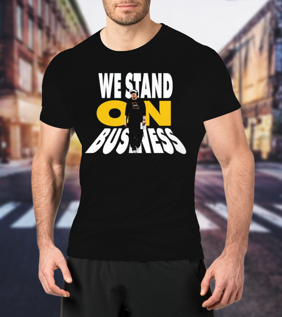 We Stand On Business 673 Brand Apparel Icon With Figure T-Shirt