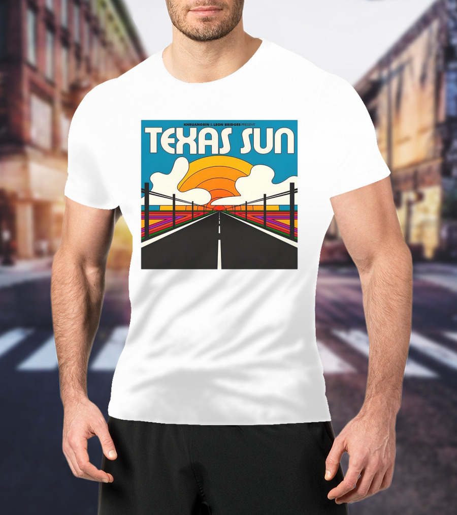 Khruangbin And Leon Bridges Present Texas Sun United State T-Shirt