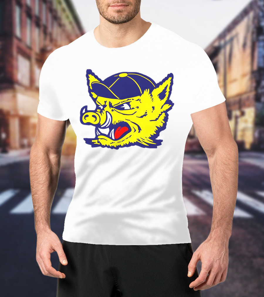 Vamos Javelinas Texas Football Fierce Yellow Mascot T-Shirt