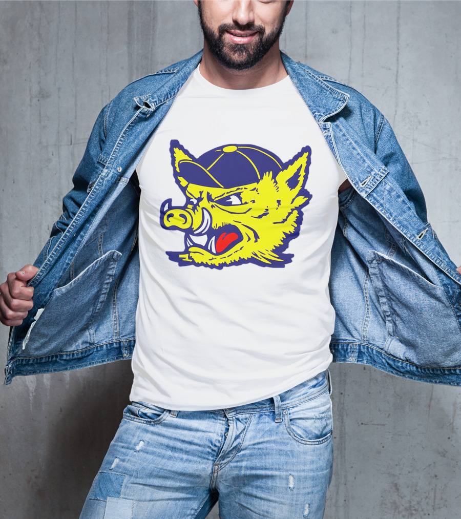 Vamos Javelinas Texas Football Fierce Yellow Mascot T-Shirt