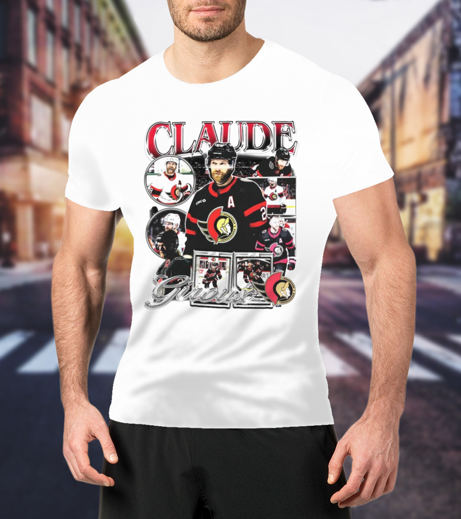 Claude Giroux Ottawa Senators Hockey Player Highlight Montage T-Shirt