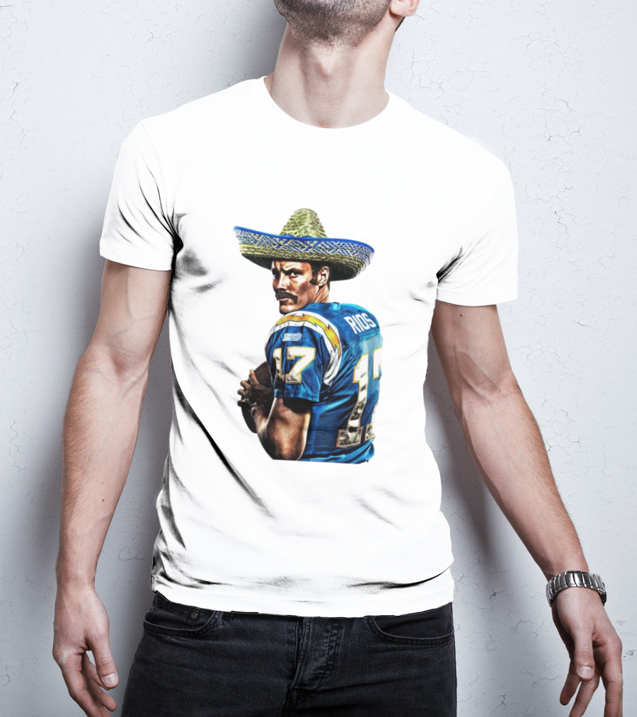Rios 17 Los Angeles Chargers Sombrero T-Shirt