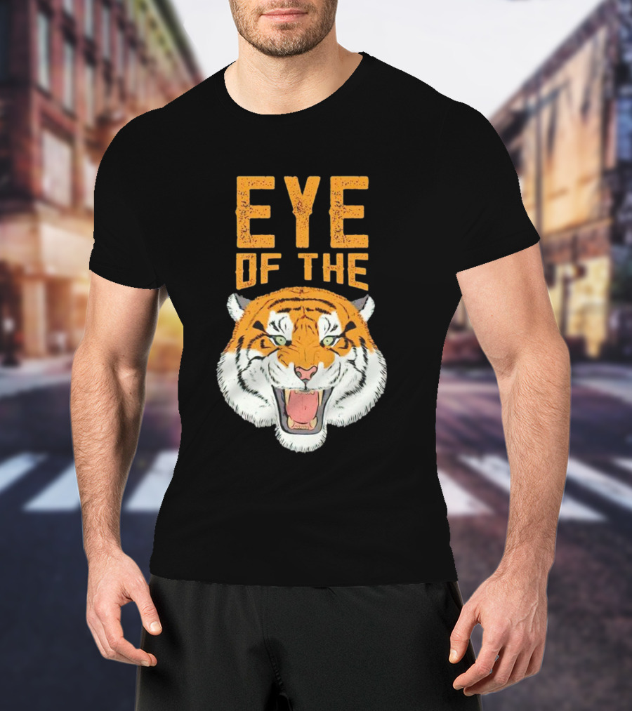 Eye Of The Tiger Fierce Roaring Tiger Face T-Shirt