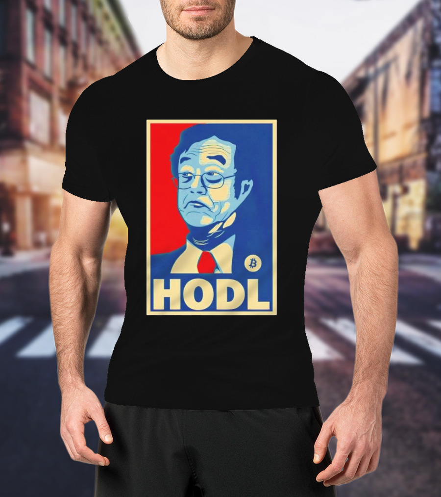 Satoshi Hodl Bitcoin Hope Poster Icon T-Shirt