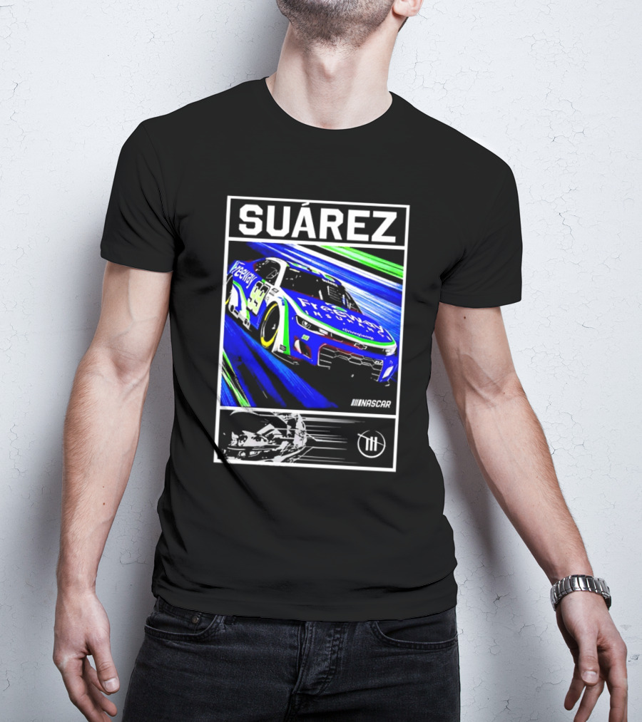 Suárez NASCAR Track Freeway Insurance 99 Racing Car T-Shirt