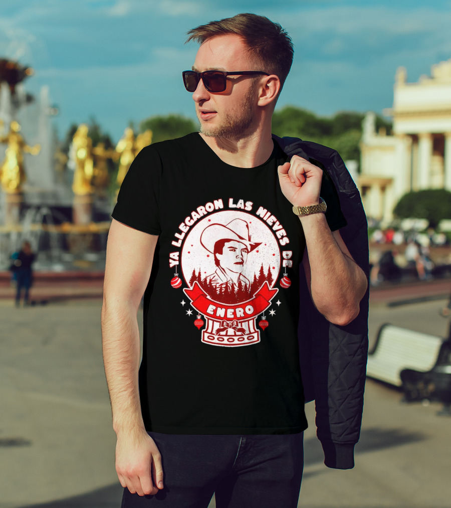 Chalino Sanchez Ya Llegaron Las Nieves De Enero Enero Christmas T-Shirt