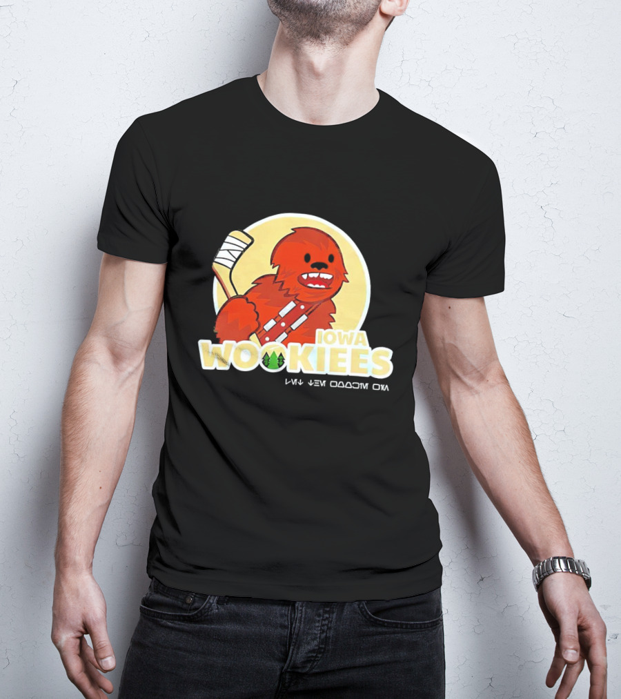 Iowa Wookiees Hockey Team Chewbacca Inspired Sports T-Shirt