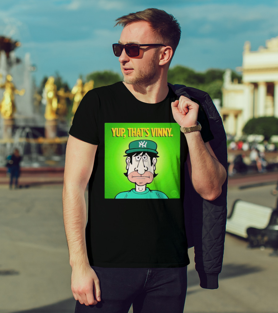 Yup That's Vinny NY Baseball T-Shirt
