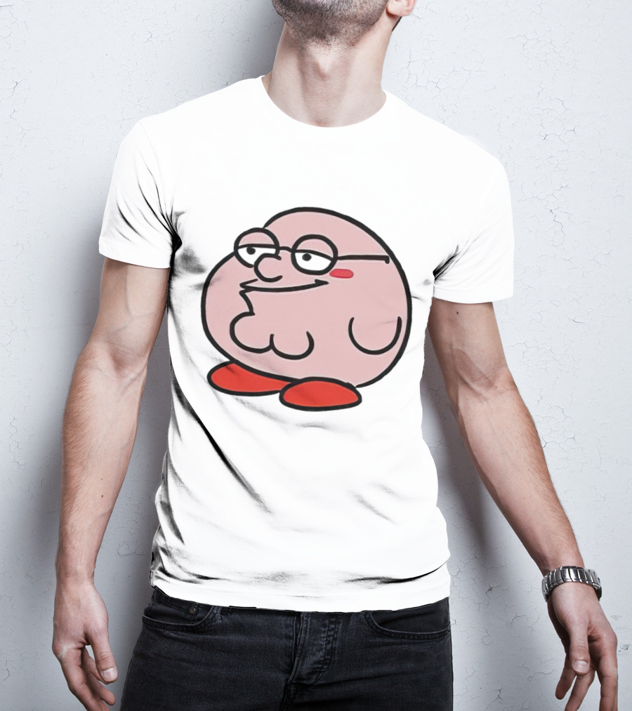 Peter Griffin Kirby Crossover Mashup T-Shirt