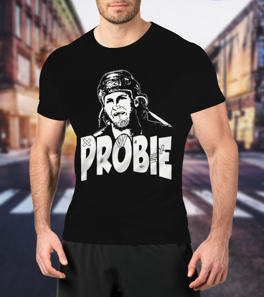 Bob Probert Probie Hockey T-Shirt
