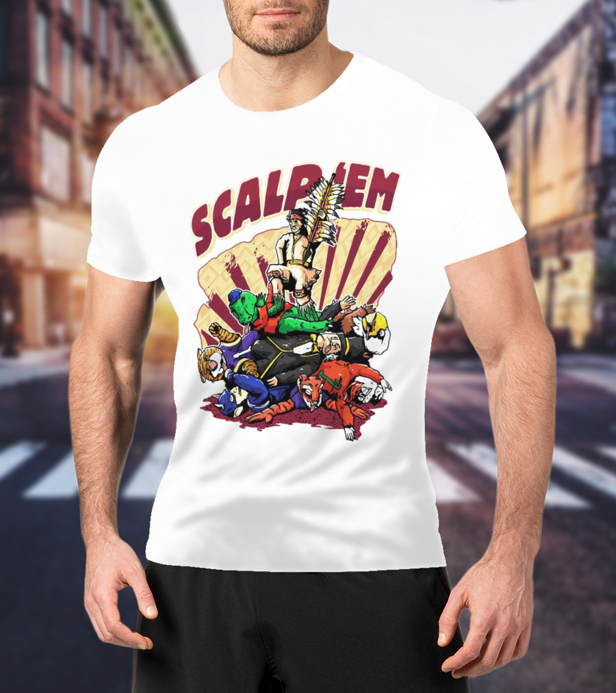 Scalp Em Florida State Seminoles Football Victory Over Rivals T-Shirt