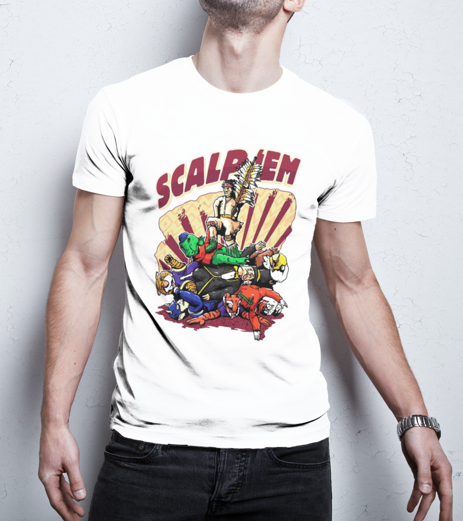 Scalp Em Florida State Seminoles Football Victory Over Rivals T-Shirt