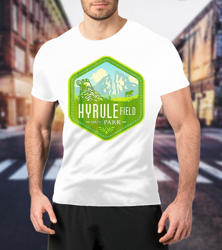Hiking Wanderlust Hyrule Field National Park T-Shirt