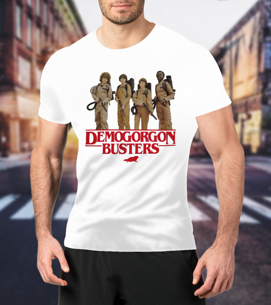 Cleveland Browns Stranger Things Demogorgon Busters Ghostbusters T-Shirt