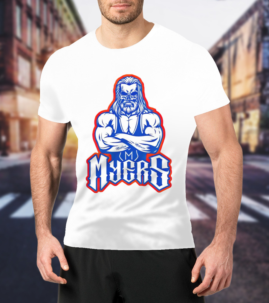 Brian Myers Skull Muscular Icon M Tattoo T-Shirt