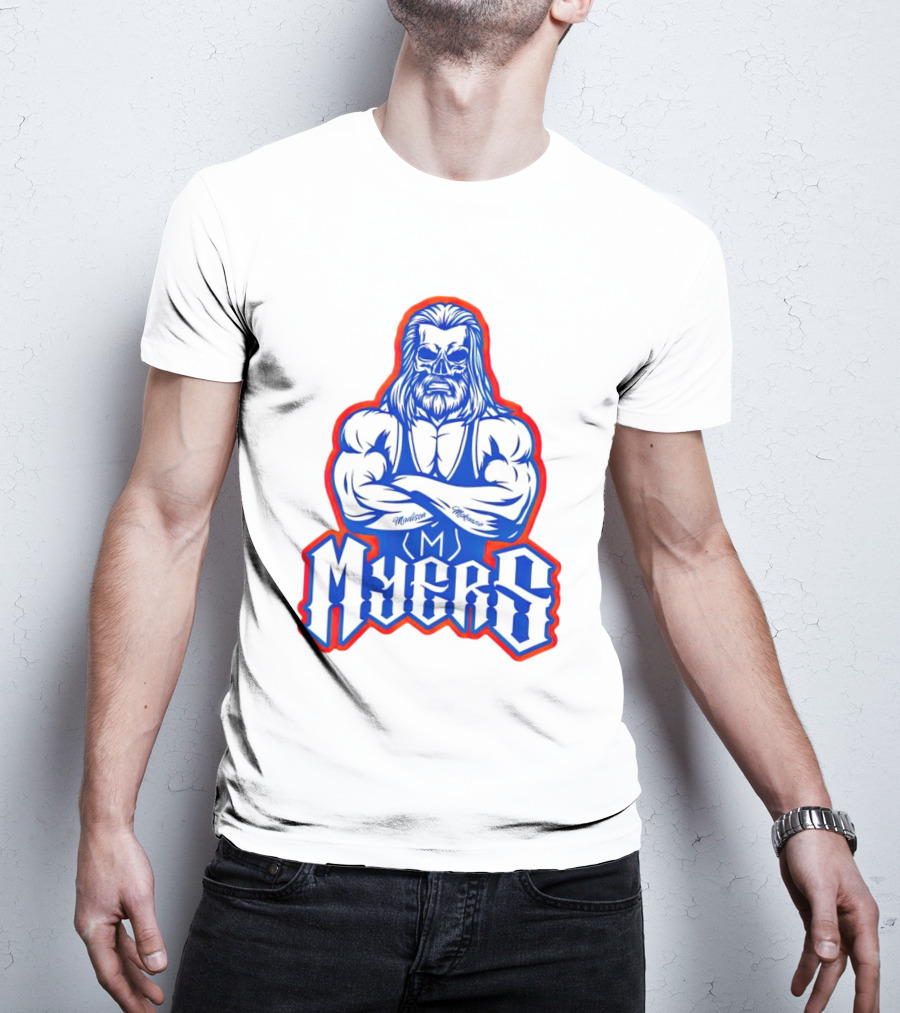 Brian Myers Skull Muscular Icon M Tattoo T-Shirt