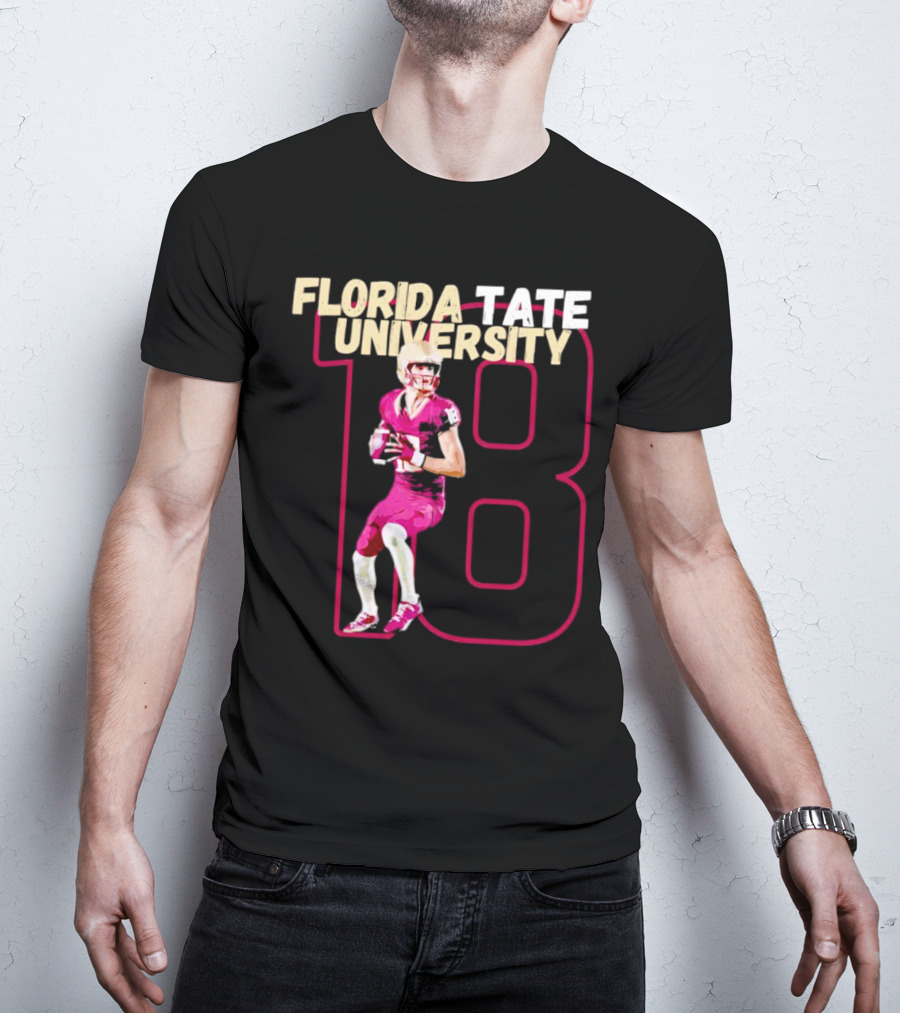 Florida Tate University Football 18 Hopkins Player Action T-Shirt
