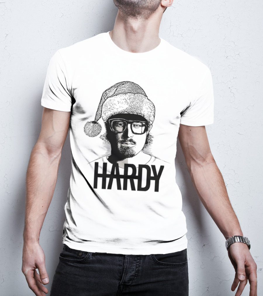 HARDY Santa Hat Christmas T-Shirt