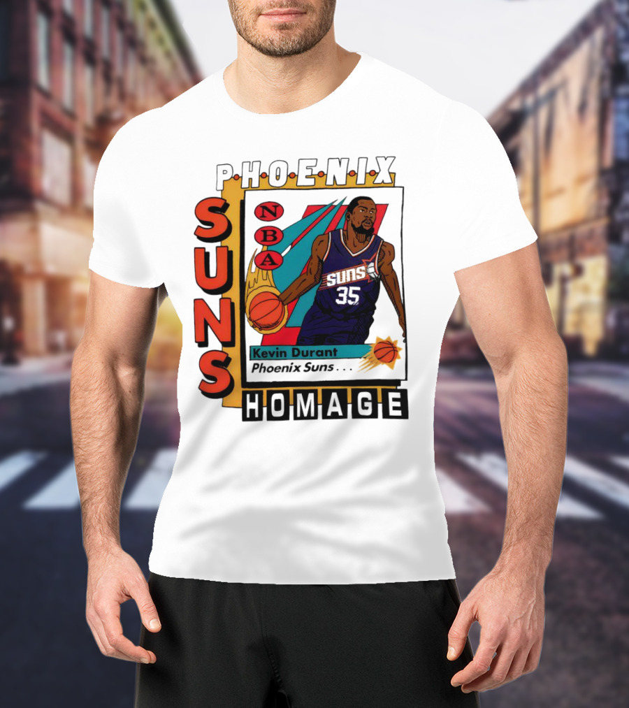Kevin Durant Phoenix Suns NBA SkyBox Homage T-Shirt