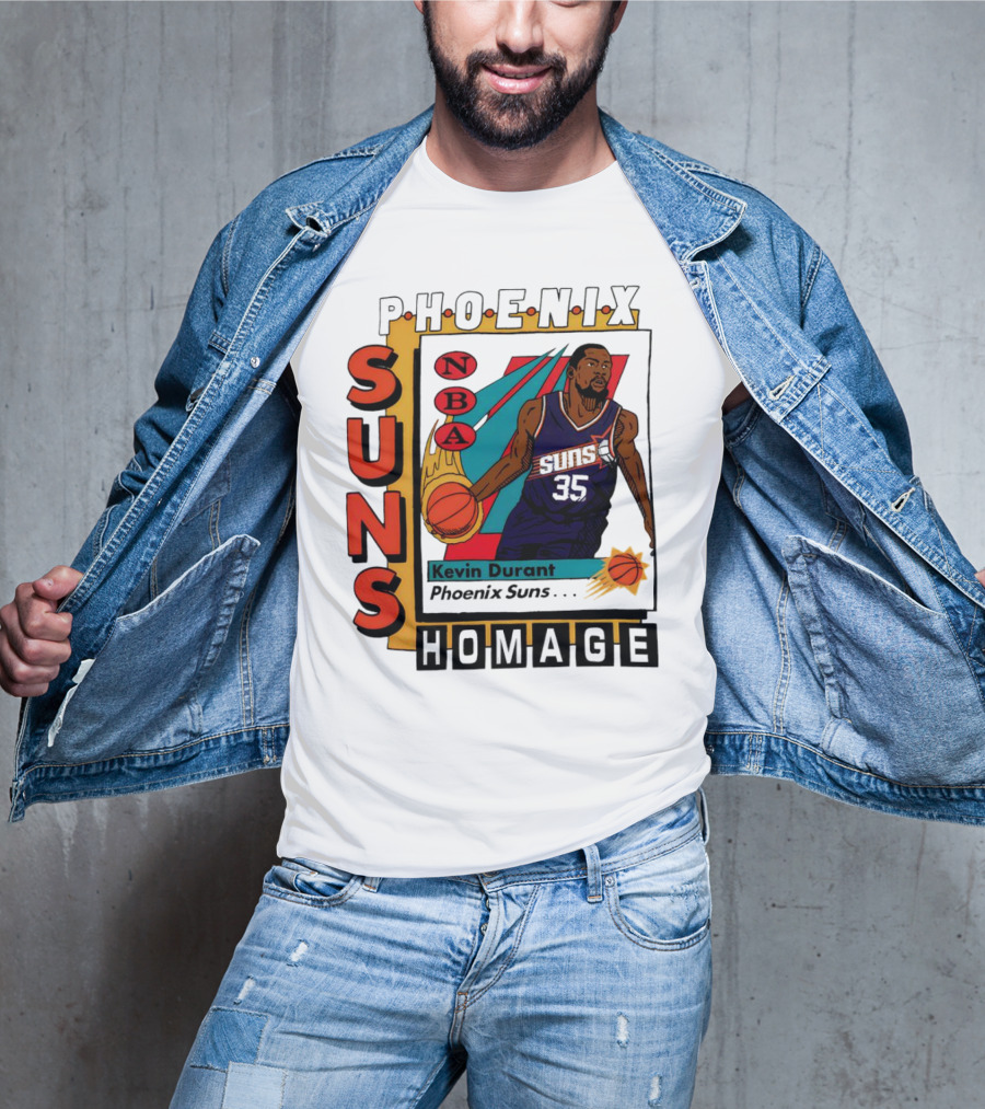 Kevin Durant Phoenix Suns NBA SkyBox Homage T-Shirt