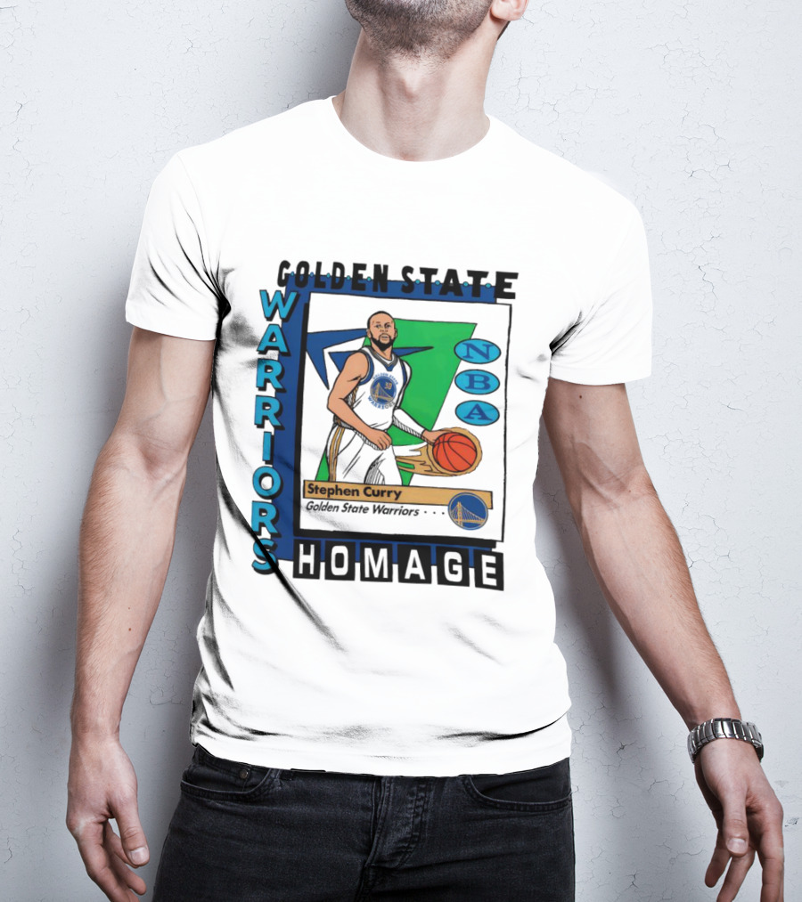 Golden State Warriors Stephen Curry NBA Homage T-Shirt