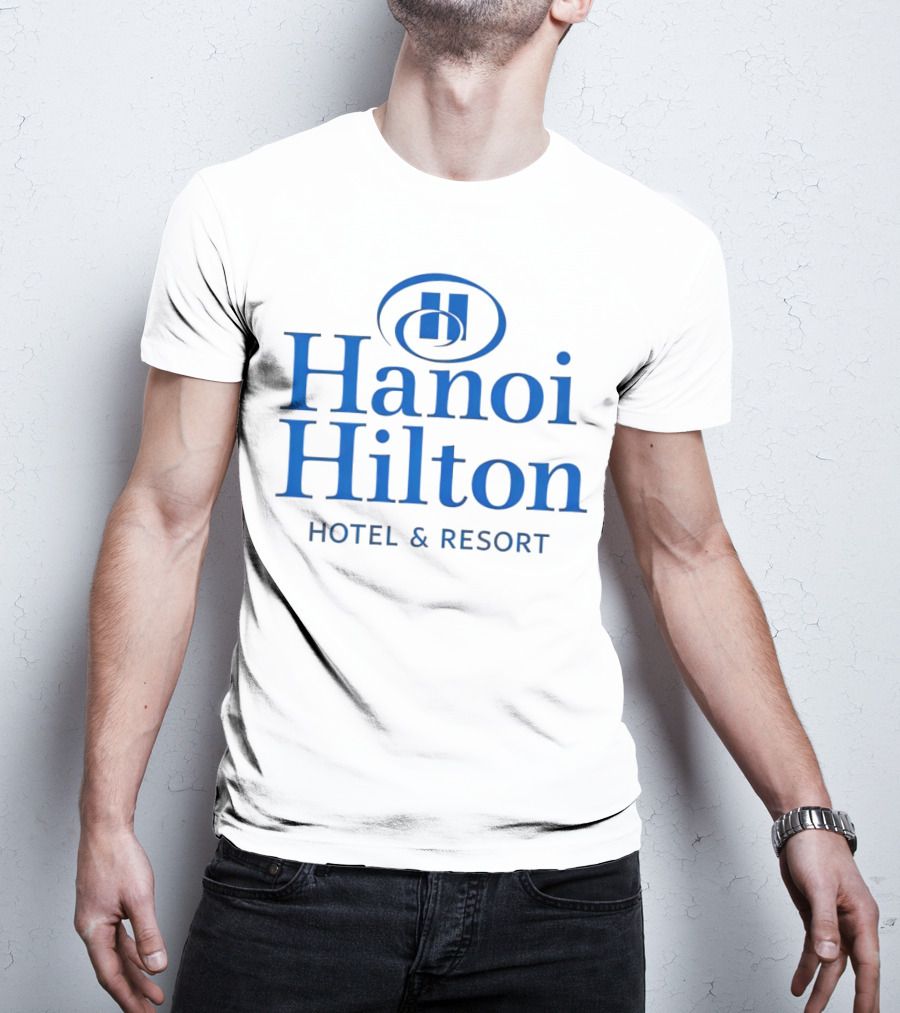 Hanoi Hilton Hotel And Resort Logo Emblem T-Shirt