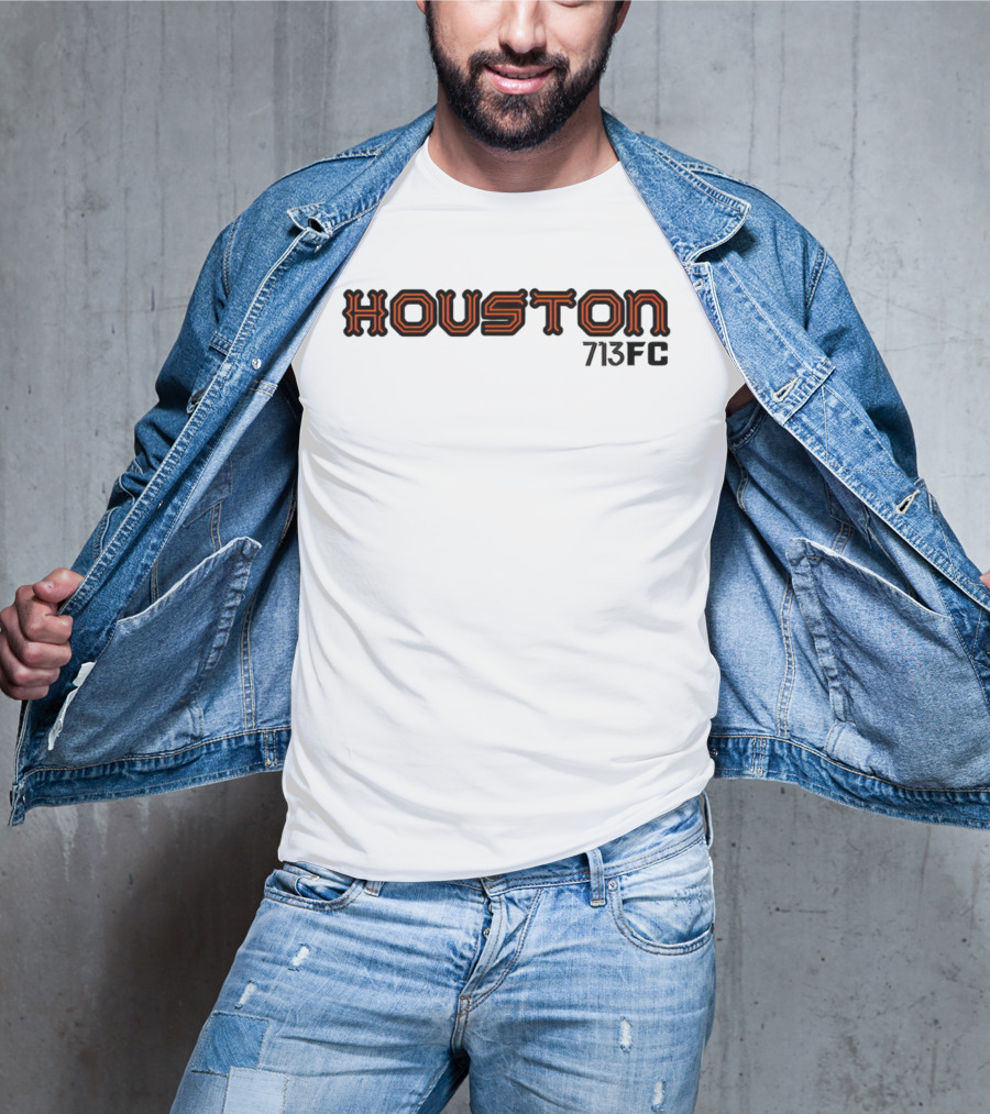 HOUSTON 713 FC Soccer Fan Gear T-Shirt
