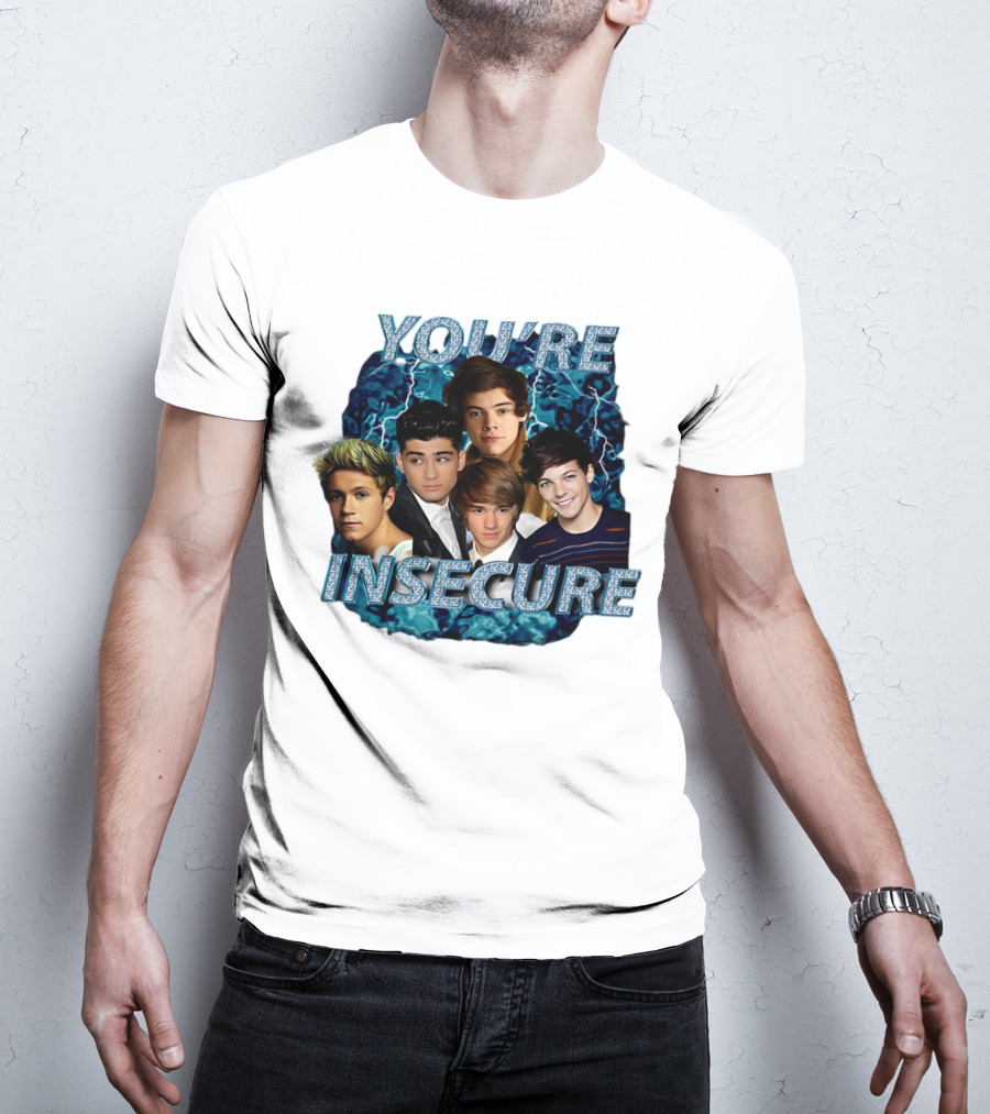 One Direction You're Insecure Lightning Band Members Collage T-Shirt