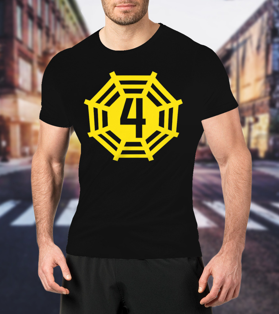 Oregon Ducks Football Number 4 Spence Dharma Initiative T-Shirt