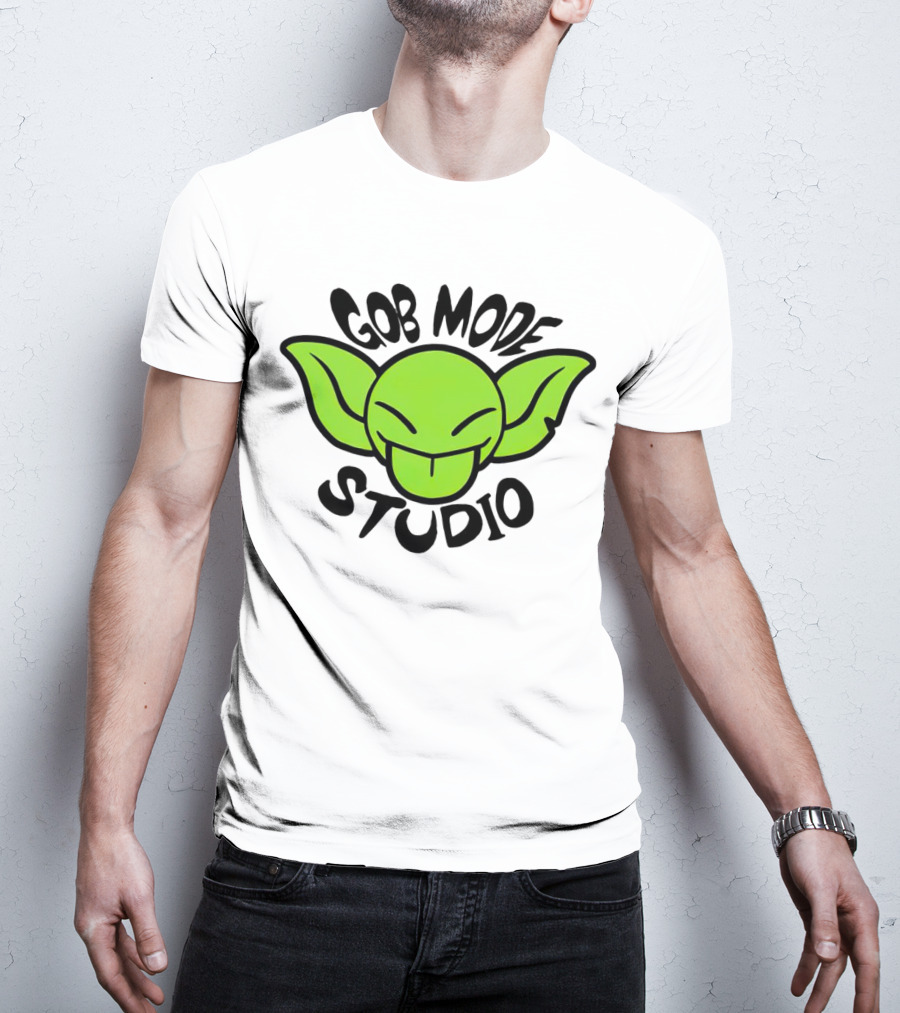 Gob Mode Studio Green Goblin Cartoon Face T-Shirt