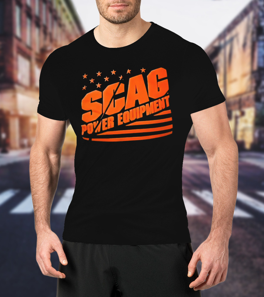 SCAG Power Equipment Flag T-Shirt