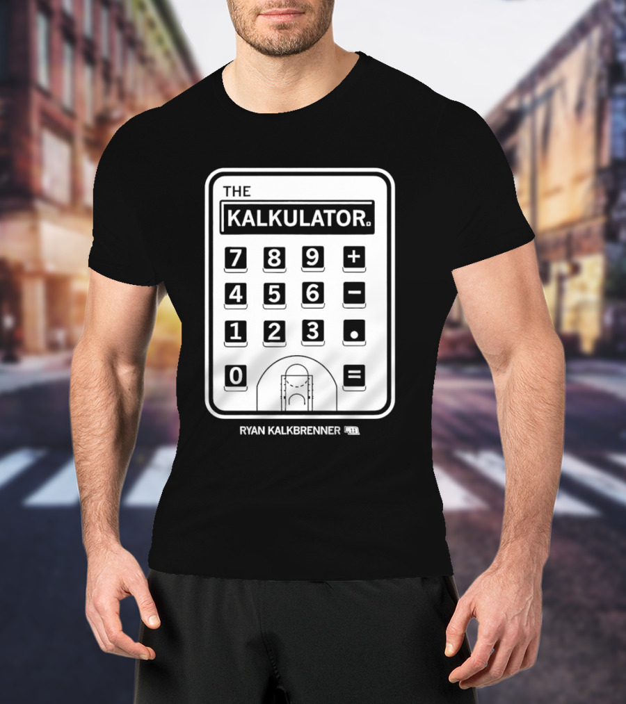 Ryan Kalkbrenner The Kalkulator Basketball Court Number 11 T-Shirt