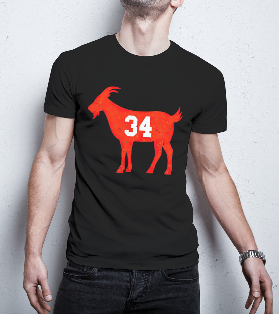 Walter Payton 34 Chicago Bears GOAT T-Shirt
