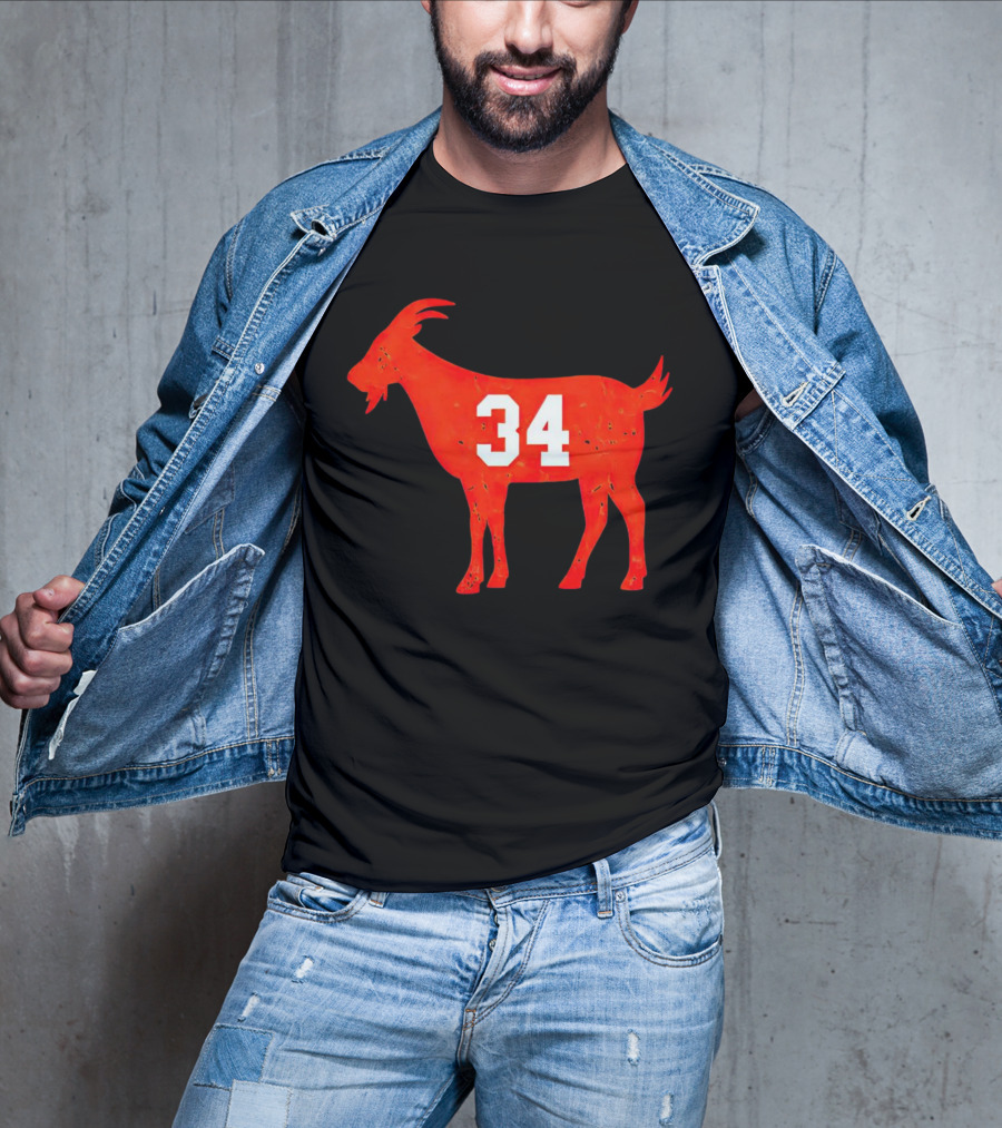 Walter Payton 34 Chicago Bears GOAT T-Shirt