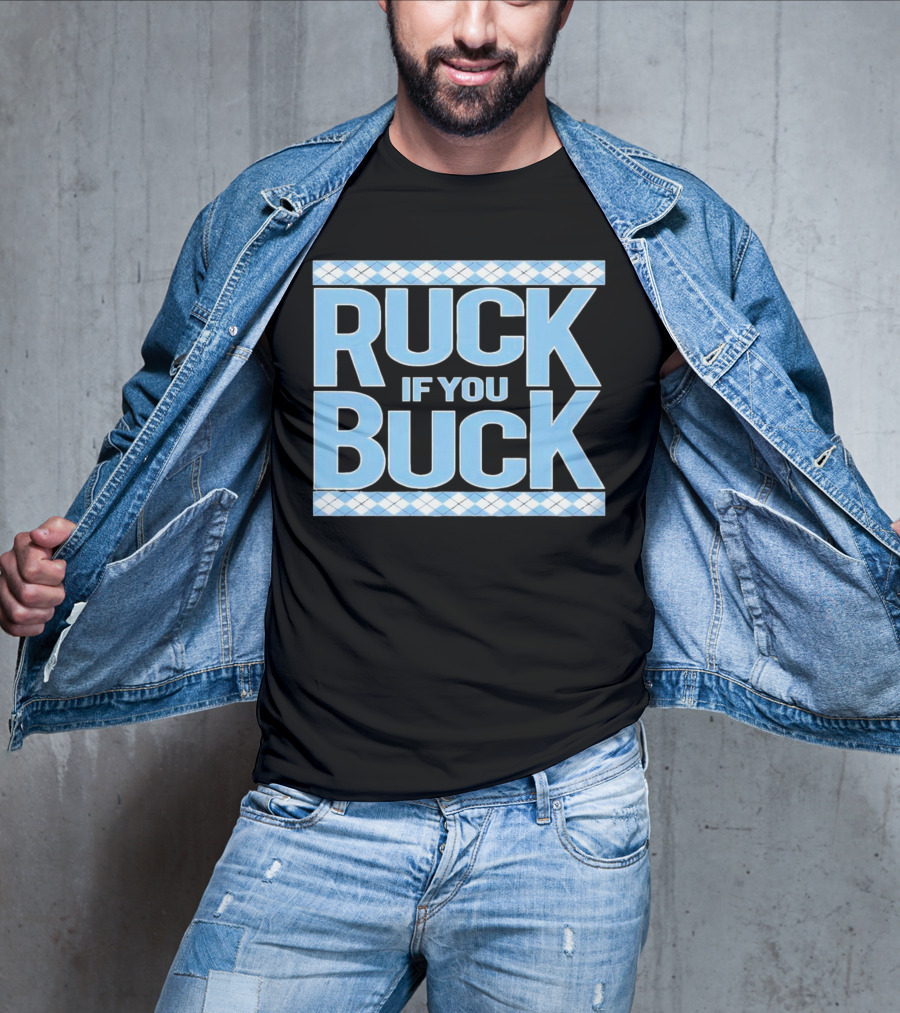 North Carolina Tar Heels Kaimon Rucker Ruck If You Buck Argyle T-Shirt