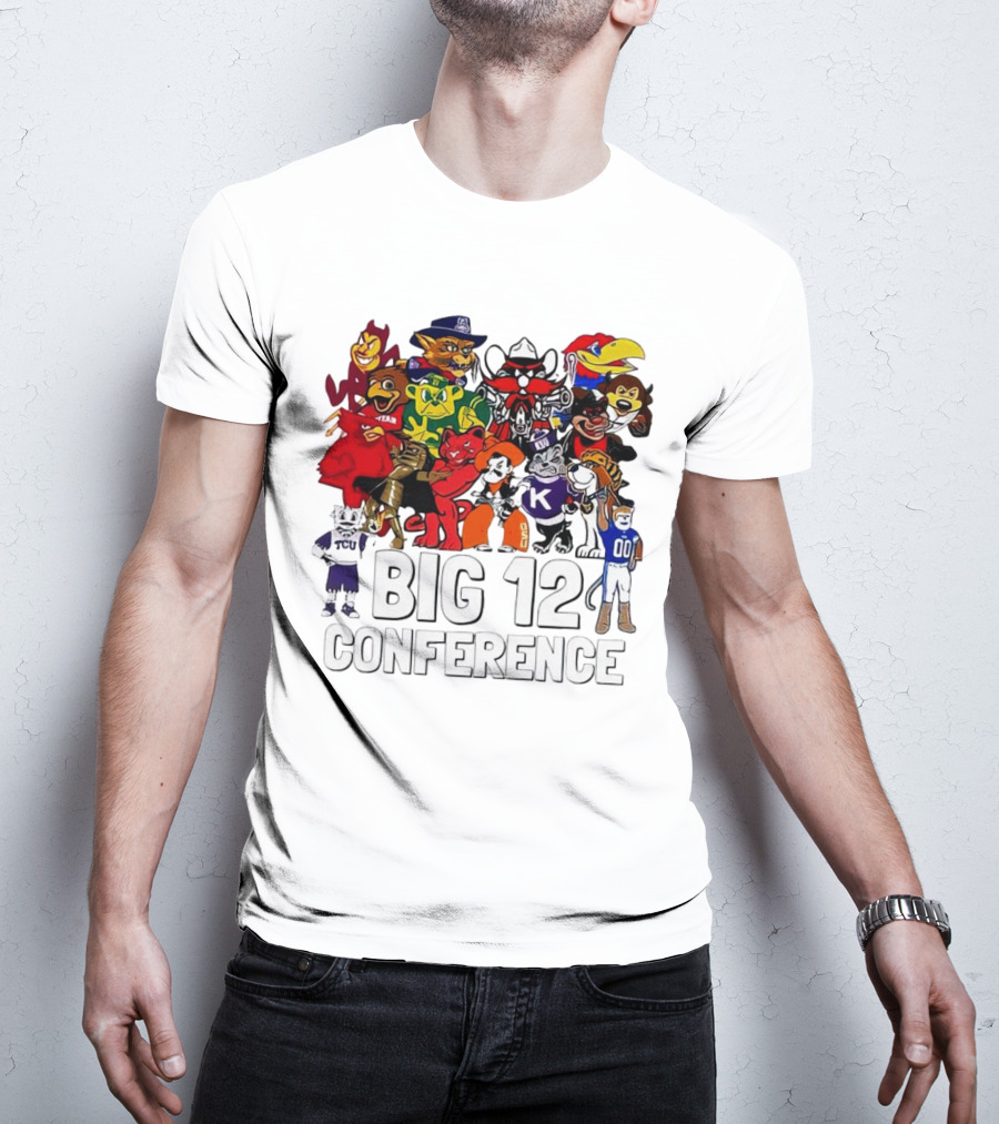 Big 12 Conference Football Mascots Collection T-Shirt