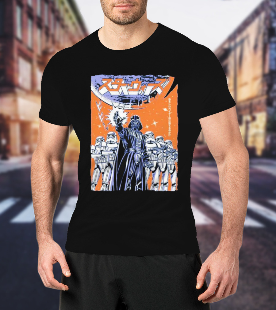Vader Star Wars Japanese Stormtrooper Ensemble T-Shirt