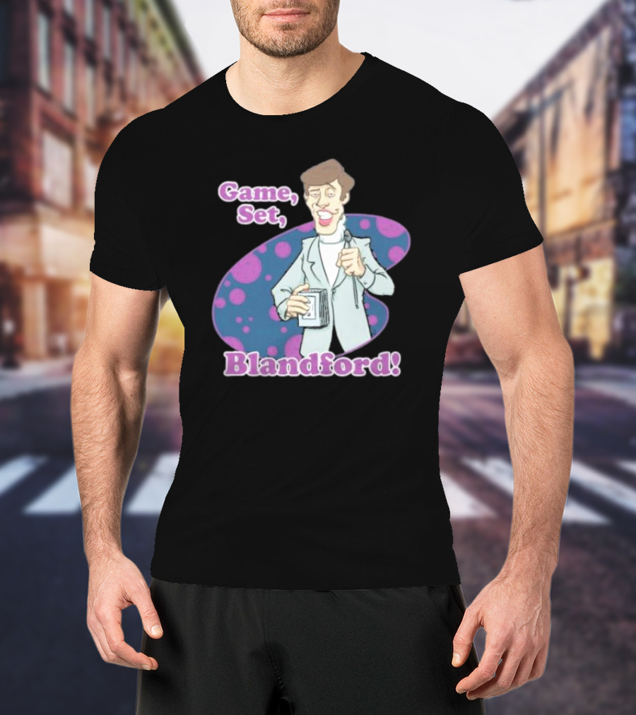 Game Set Blandford Comedy Microphone T-Shirt