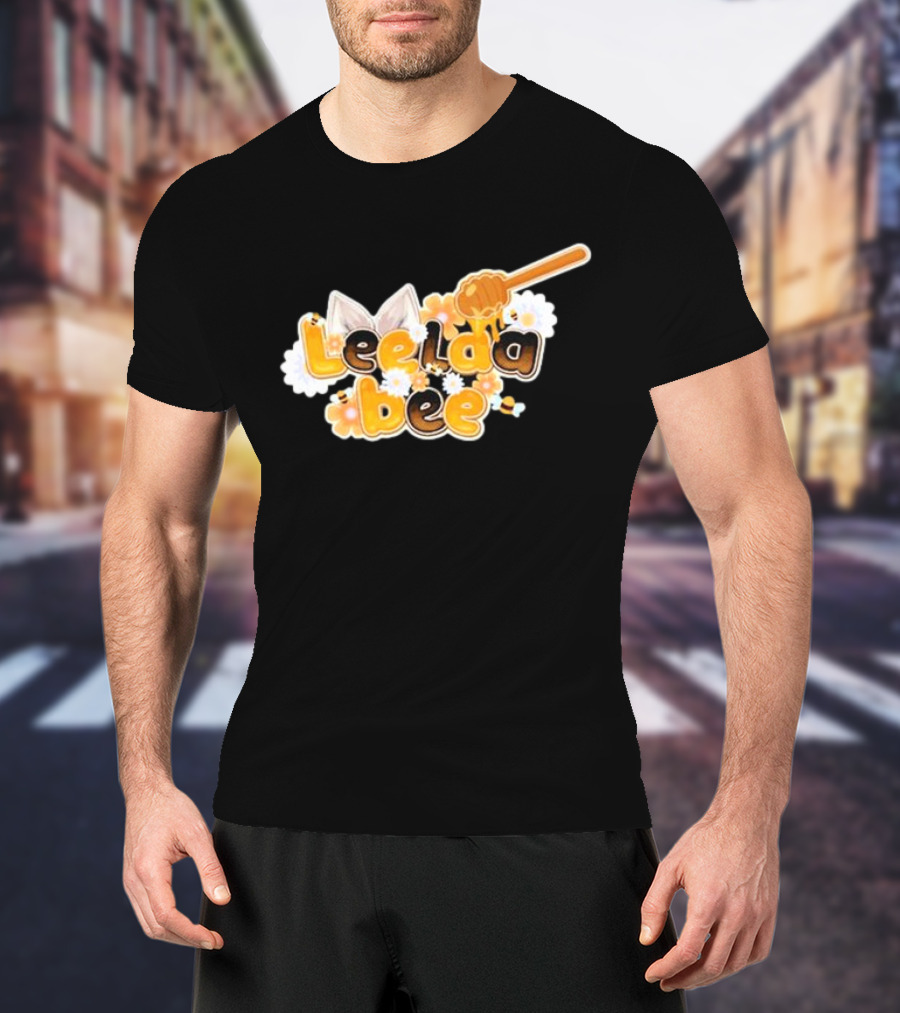 Leelaabee Honey Drizzle With Ears And Flowers T-Shirt