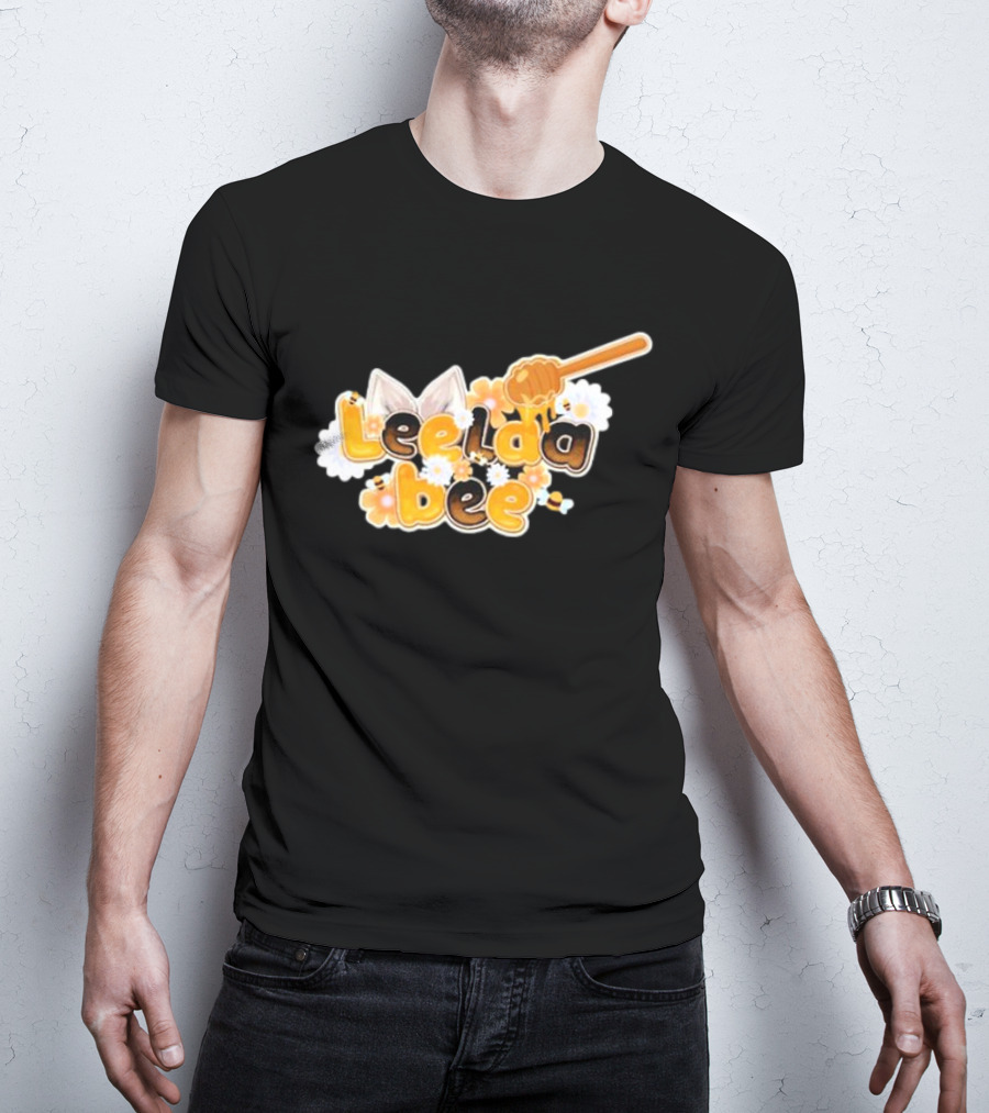 Leelaabee Honey Drizzle With Ears And Flowers T-Shirt