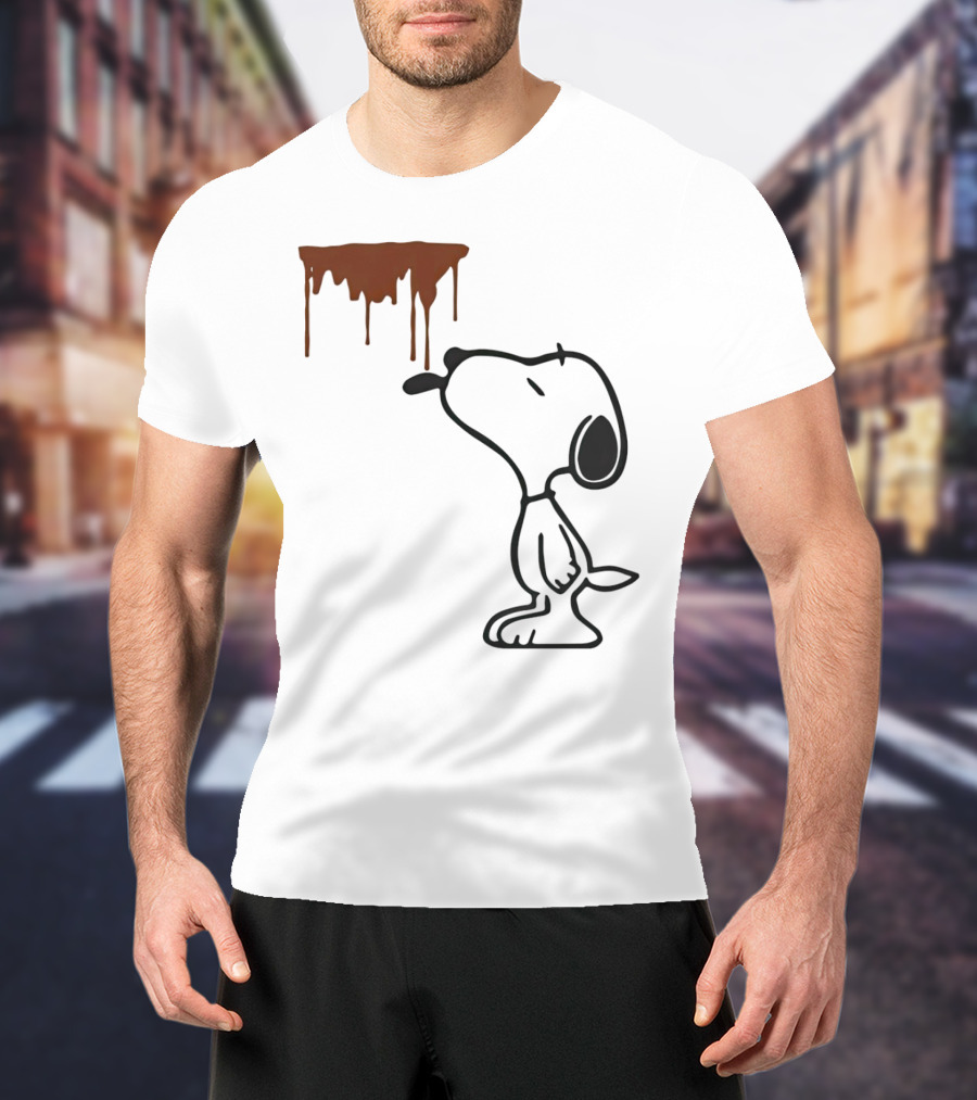 Snoopy Enjoys Dripping Coffee T-Shirt
